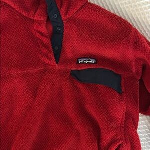 Patagonia Snap T Red Fleece Pullover